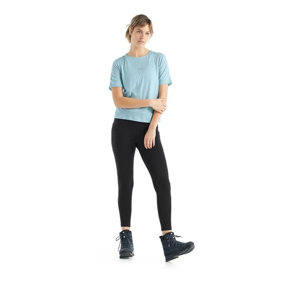 T-Shirt Icebreaker ZoneKnit Short Sleeve Light Blue Women - Image 3