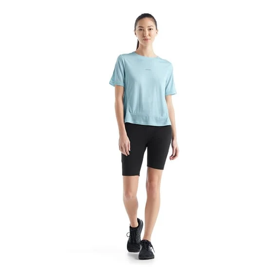 T-Shirt Icebreaker ZoneKnit Short Sleeve Light Blue Women - Image 4
