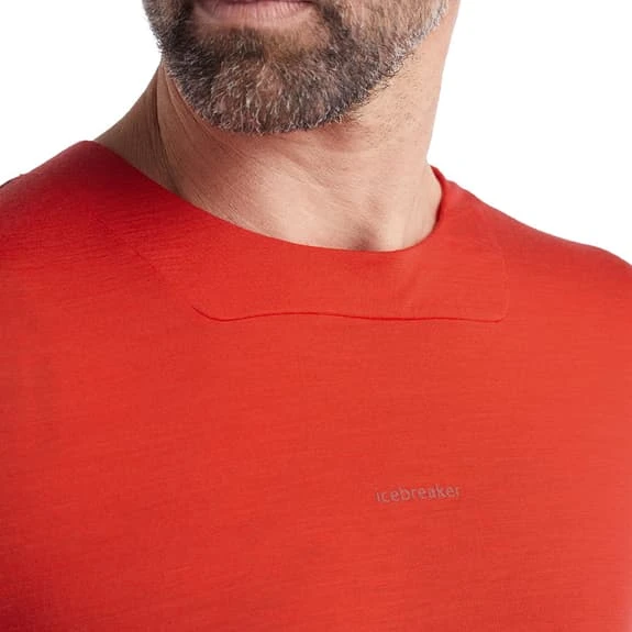 T-Shirt Icebreaker ZoneKnit Short Sleeve Red - Image 6